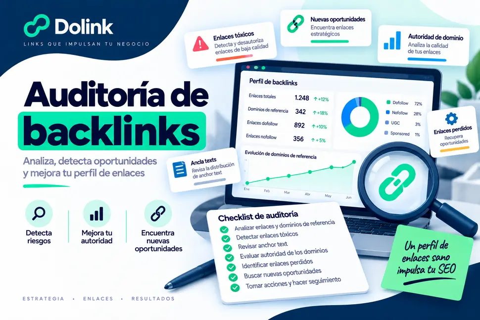 Auditoría de backlinks: qué es y cómo hacerla paso a paso