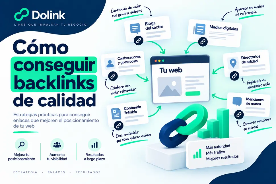 Cómo conseguir backlinks de calidad para tu web