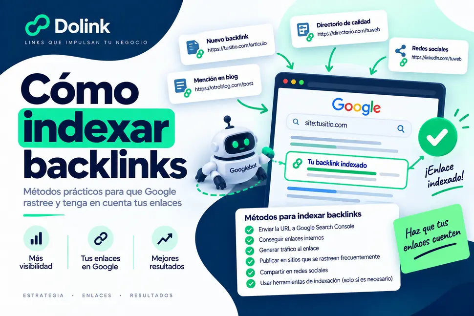 Cómo indexar backlinks más rápido en Google