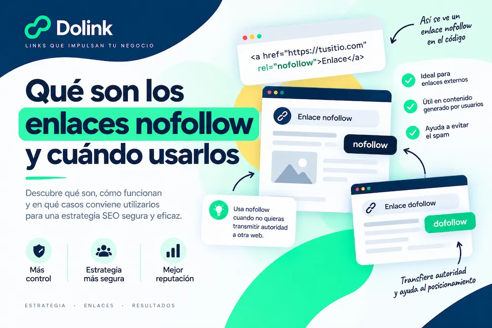 Qué son los enlaces nofollow y cuándo usarlos